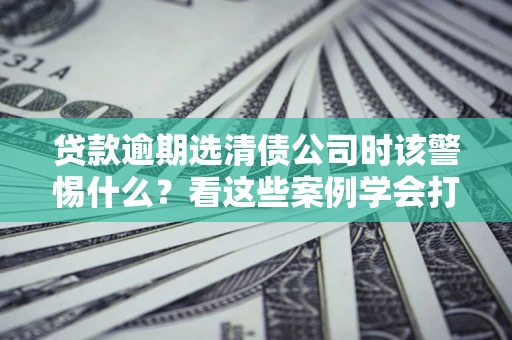 济南贷款逾期选清债公司时该警惕什么？看这些案例学会打翻身仗