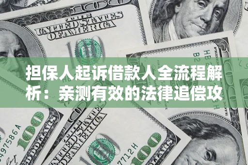 济南担保人起诉借款人全流程解析：亲测有效的法律追偿攻略
