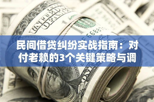 济南民间借贷纠纷实战指南：对付老赖的3个关键策略与调解盲区解析