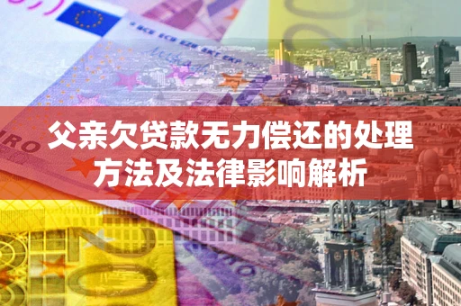 济南父亲欠贷款无力偿还的处理方法及法律影响解析