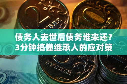 济南债务人去世后债务谁来还？3分钟搞懂继承人的应对策略