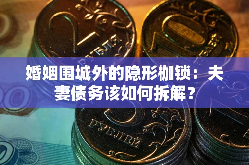济南婚姻围城外的隐形枷锁：夫妻债务该如何拆解？