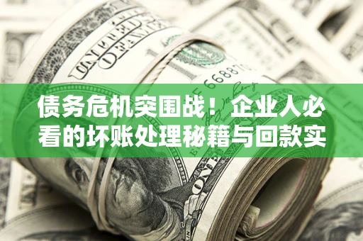 济南债务危机突围战！企业人必看的坏账处理秘籍与回款实战指南